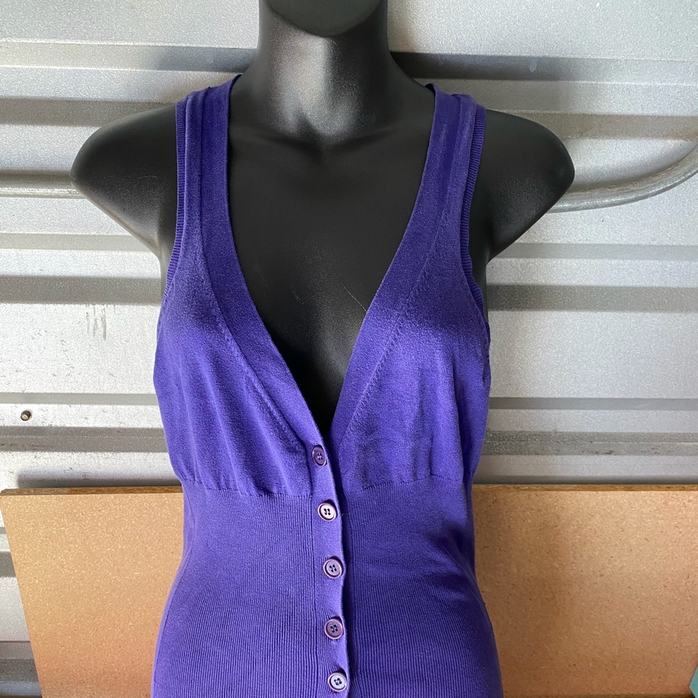 Knit Sleeveless BCBG Sweater Vest SIZE M
